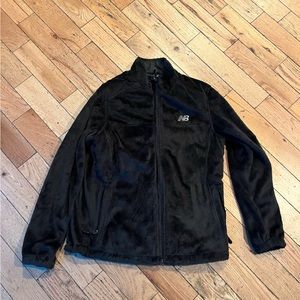 New balance fuzzy zip jacket